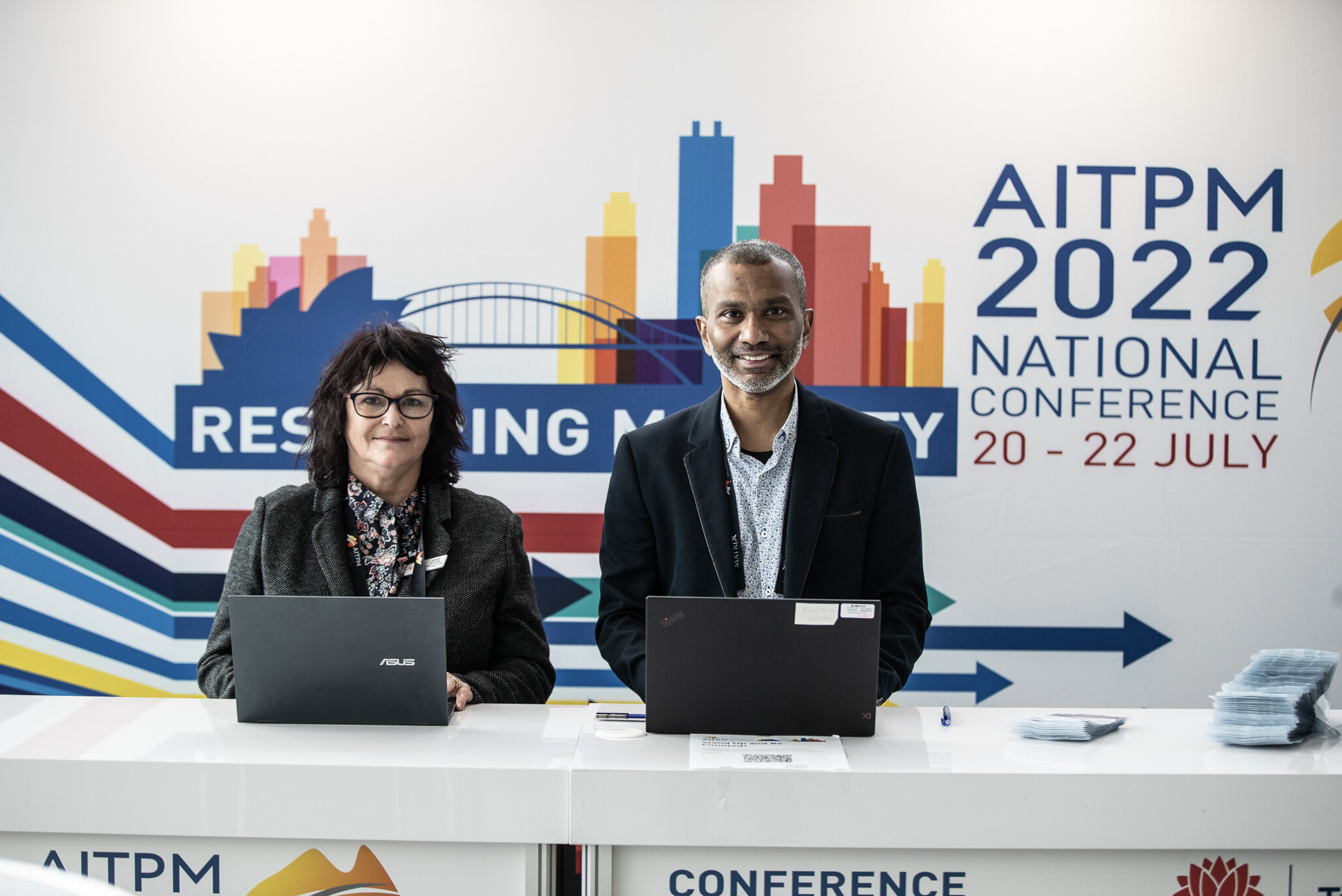 View conference session photos