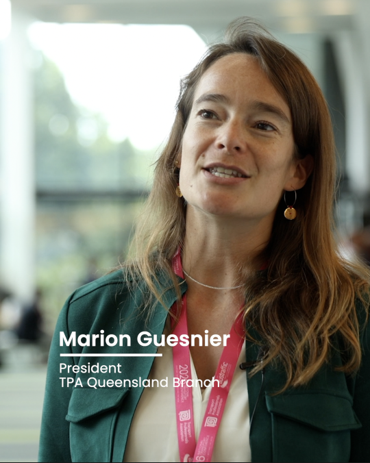 Marion Guesnier, President of our Queensland Branch
